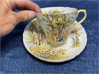 Shelley England Daffodil Time cup & saucer