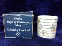 Boxed 12 Days Of Christmas Tea Mug