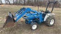 Ford 1310 Tractor & Loader, 841 hours, 3 cyl