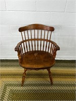 Mid Century Nichols & Stone Windsor Bentwood chair