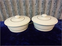 Poole Lidded Casserole Dishes
