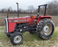 One Owner MF 283 Diesel Tractor, 2533Hrs