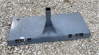 Skid Steer Receiver Hitch Plate 45in