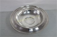 Sterling Silver Pedestal Bowl 389 Grams 10.5" diam
