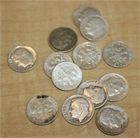 SELECTION OF SILVER ROOSEVELT DIMES