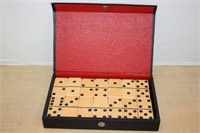 VINTAGE DOMINO SET WITH CASE