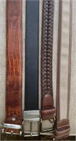 Lot of 4 Leather belts XL
