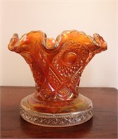 Imperial Marigold Glass Vase