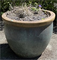 Side Turquoise Flower Pot 17"