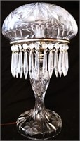 American Brilliant Cut Glass Parlor Lamp