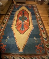 Colorful Hand Tied Rug 11’8" x 7’6”