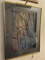 Christopher Lin 3D Abstract Art signed 1990
