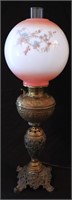 Victorian Parlor Brass Oil Style Lamp