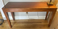 Solid Wood Sofa Table with Drawer