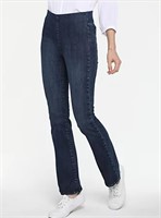 NYDJ Spanspring Pull-On Slim Bootcut Jeans- Decker