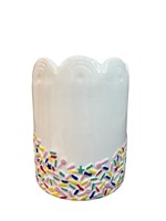 Colorful Sprinkled Flower Vase