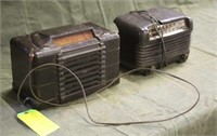 (2) Vintage Philco & SC Radios, Untested