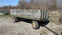 14 Ft Box Wagon With Hoist Will Need Tires