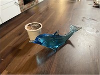 Blue glass Dolphin