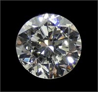 GIA round brilliant cut diamond 0.49 ct., with