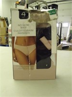 New Halston Ladies No Show Bikini 4PK XL