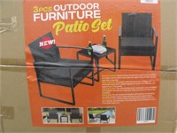 New 3PC Rattan Patio Set