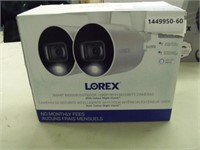 New Lorex Smart Indoor/Outdoor Wifi Cameras 2PK