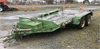 T/A ALL STEEL TRAILER 14'X6'2" BALL HITCH