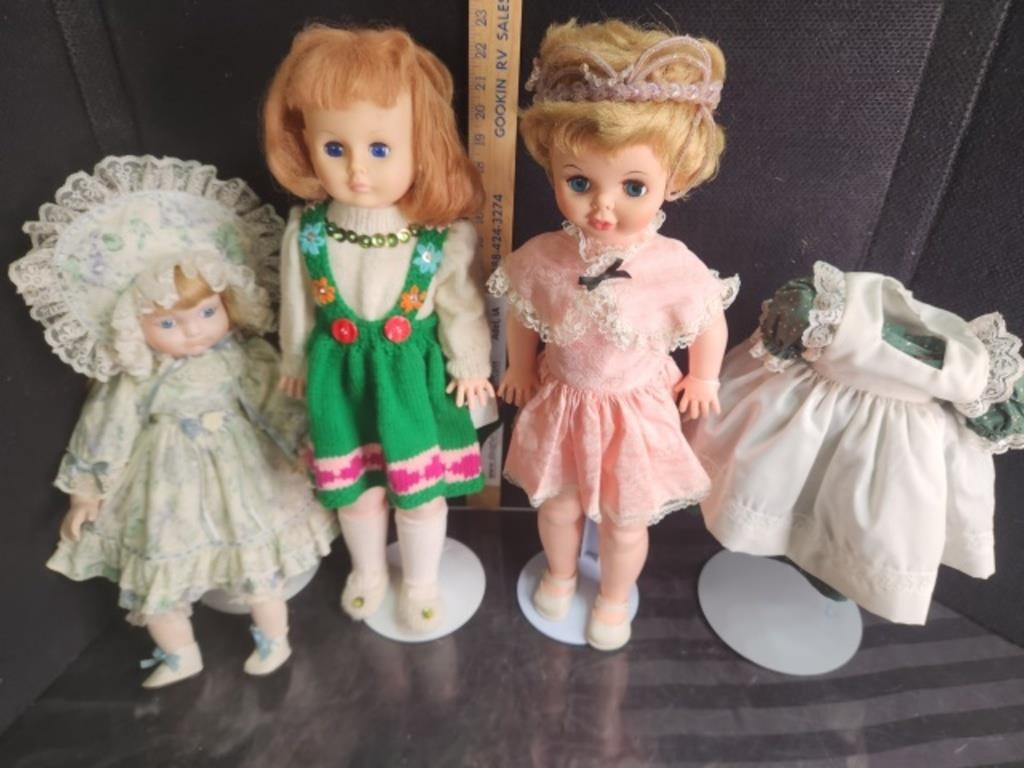 Depression Glass, Doll Collection, Glassware, Antiques