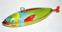 J. Chein & Co Tin Litho Wind-Up Fish 9"L