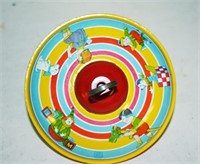 J. Chein & Co Tin Litho Spinning Top 6"D