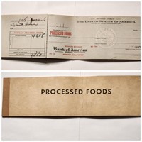 WW2 Ration Check for Processed Foods Sale.19W2V7