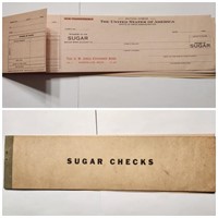 WW2 Ration Check for Sugar Sale .19W2V14
