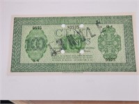 French Somaliland 100 Francs 19.2.1945.EK10