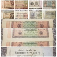 Germany Old 13 Different Notes early 1900.(G5)