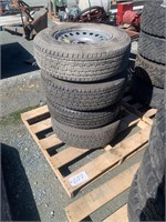 Pallet of 4 Tires - Grabber HTS