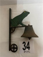 Frog Cast Iron Bell