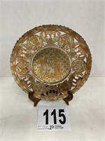 Copper Decorative Plate 10.5"