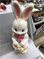 Vintage Blow Mold Rabbit