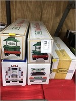 Five Hess Trucks