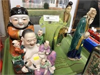 Contemporary Oriental Figurines with Mud Men