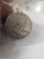 US Silver half dollar Franklin1953D.Hb9c14