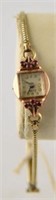 Lot #3196 - Vintage Ladies Estag 14kt gold watch