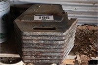6 TRACTOR SUITCASE WEIGHTS