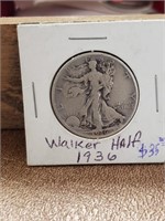 American Silver walking liberty $1/2 1936.Y8