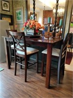 Hamilton & Spill Dining Table with 4 Chairs