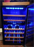 Danby Wine Cooler LED & Adjustable Temp Features