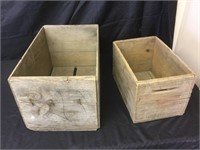 Two Wooden Boxes, Dovetail, Remington