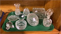 Awesome lot of glass and crystal pieces. Includes
