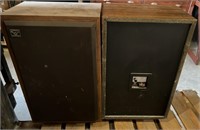 2 Large Stereo Speakers. 16" x 11" x 28" high.